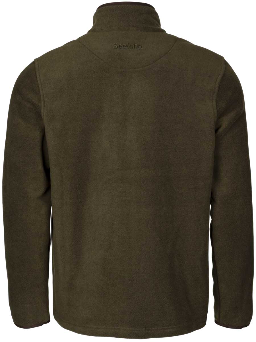 25% OFF - SEELAND Woodcock Earl Fleece Jacket - Mens - Pine Green Melange - Size: SMALL - Image 2