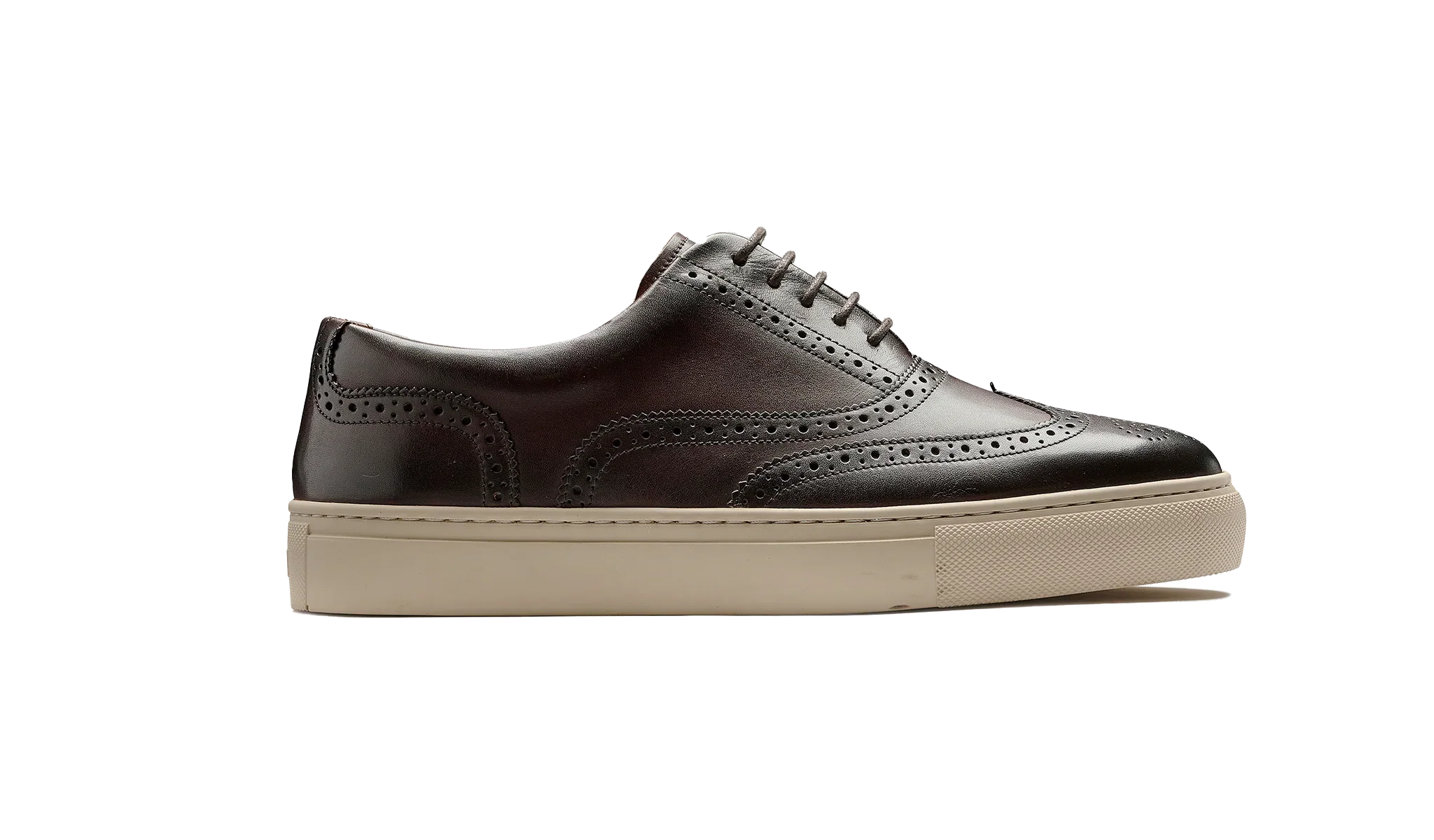 30% OFF - BARKER Owen Shoes - Men's Brogue Sneaker - Mocha Calf - Size: UK 8 & 12 - Image 2