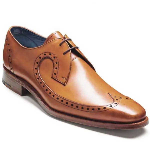 30% OFF - BARKER Woody Shoes - Mens Brogues - Cedar Calf - Size: UK 7.5