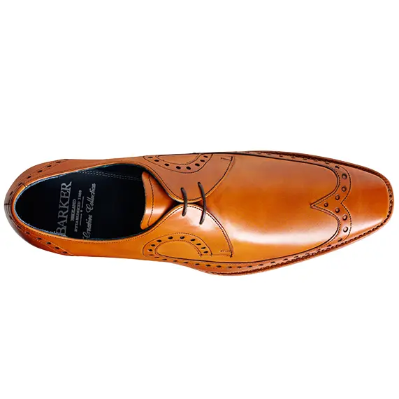 30% OFF - BARKER Woody Shoes - Mens Brogues - Cedar Calf - Size: UK 7.5 - Image 3