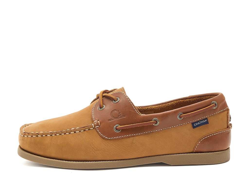 30% OFF CHATHAM Galley II Leather Boat Shoes - Men's - Tan - Size: UK 9 - Image 4