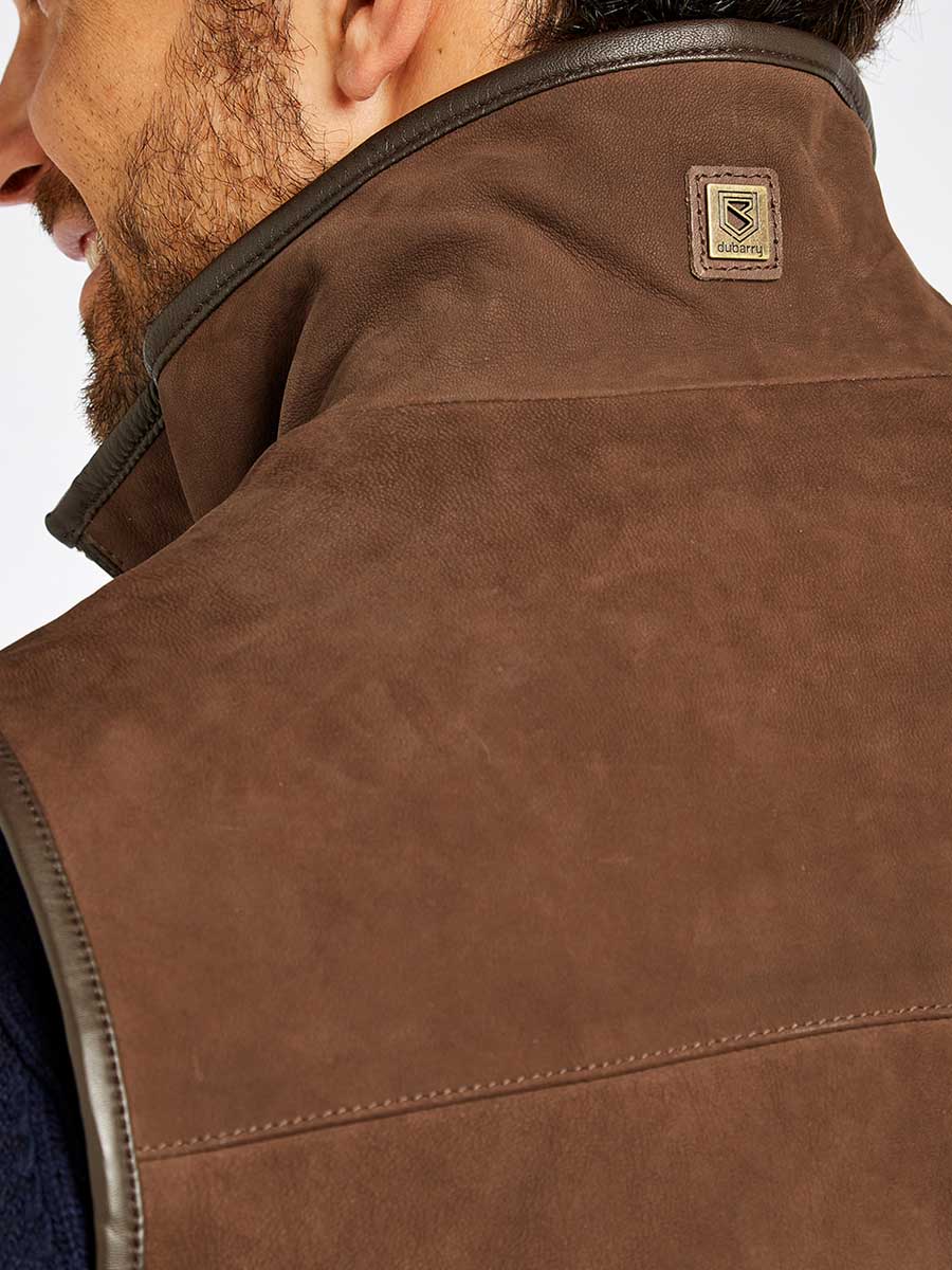 30% OFF - DUBARRY Dunhill Leather Gilet - Mens - Walnut - Size: M - Image 10