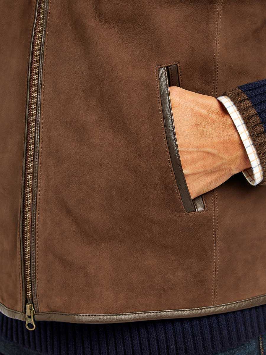 30% OFF - DUBARRY Dunhill Leather Gilet - Mens - Walnut - Size: M - Image 11