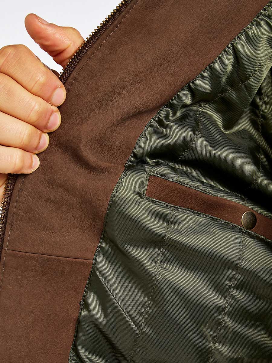 30% OFF - DUBARRY Dunhill Leather Gilet - Mens - Walnut - Size: M - Image 14