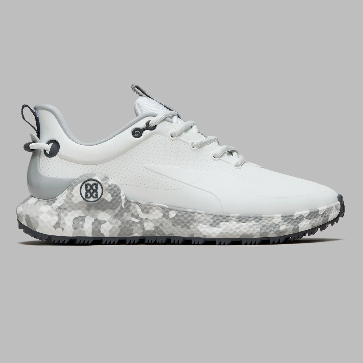 30% OFF - G/FORE MG4+ O2 Men’s Perforated Golf Shoes – Camo Accent - Snow / Nimbus - Size: UK 11.5
