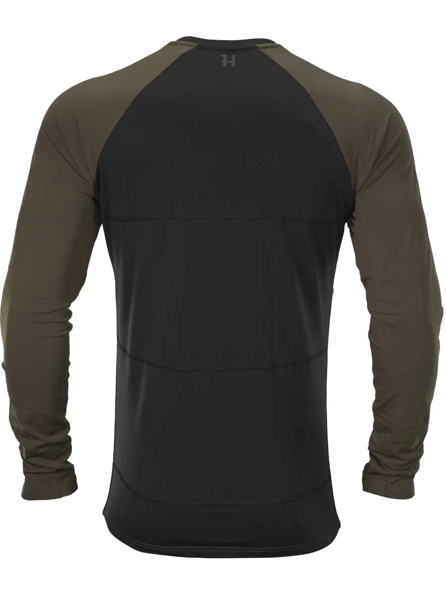 30% OFF - HARKILA Heat Control L/S T-Shirt - Mens - Willow Green & Black - Size: XXL - Image 3