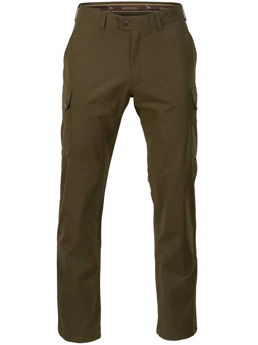 30% OFF - HARKILA Retrieve Trousers - Mens - Warm Olive - Size: 36" Waist (EU 52)