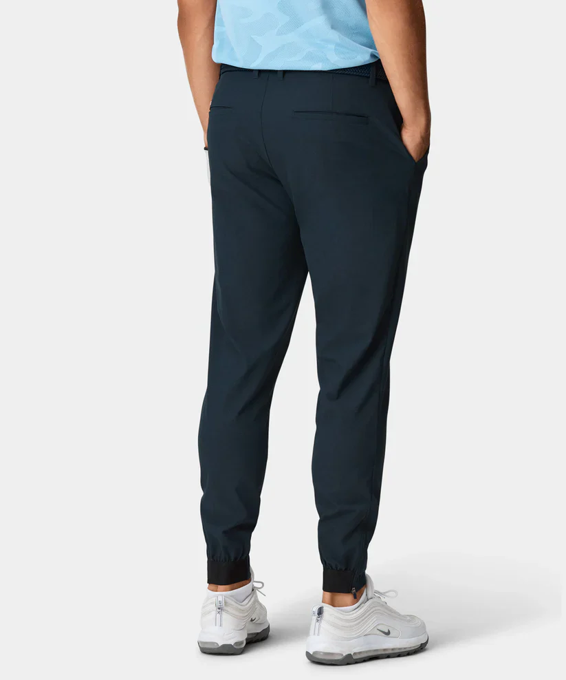 MACADE Men’s Four-Way Stretch Golf Joggers – Tapered Performance Fit – Navy - Image 5