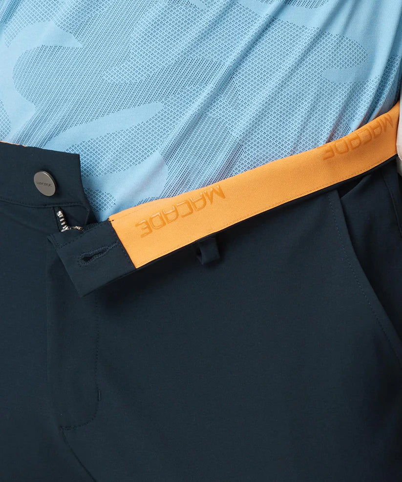 MACADE Men’s Four-Way Stretch Golf Joggers – Tapered Performance Fit – Navy - Image 9