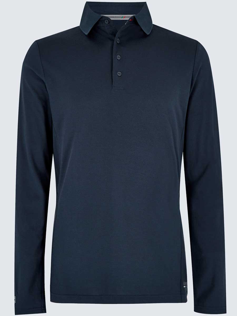 50% OFF DUBARRY Freshford Long-Sleeved Technical Polo - Navy - Size: XS - Image 4