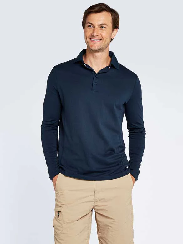 50% OFF DUBARRY Freshford Long-Sleeved Technical Polo - Navy - Size: XS - Image 6