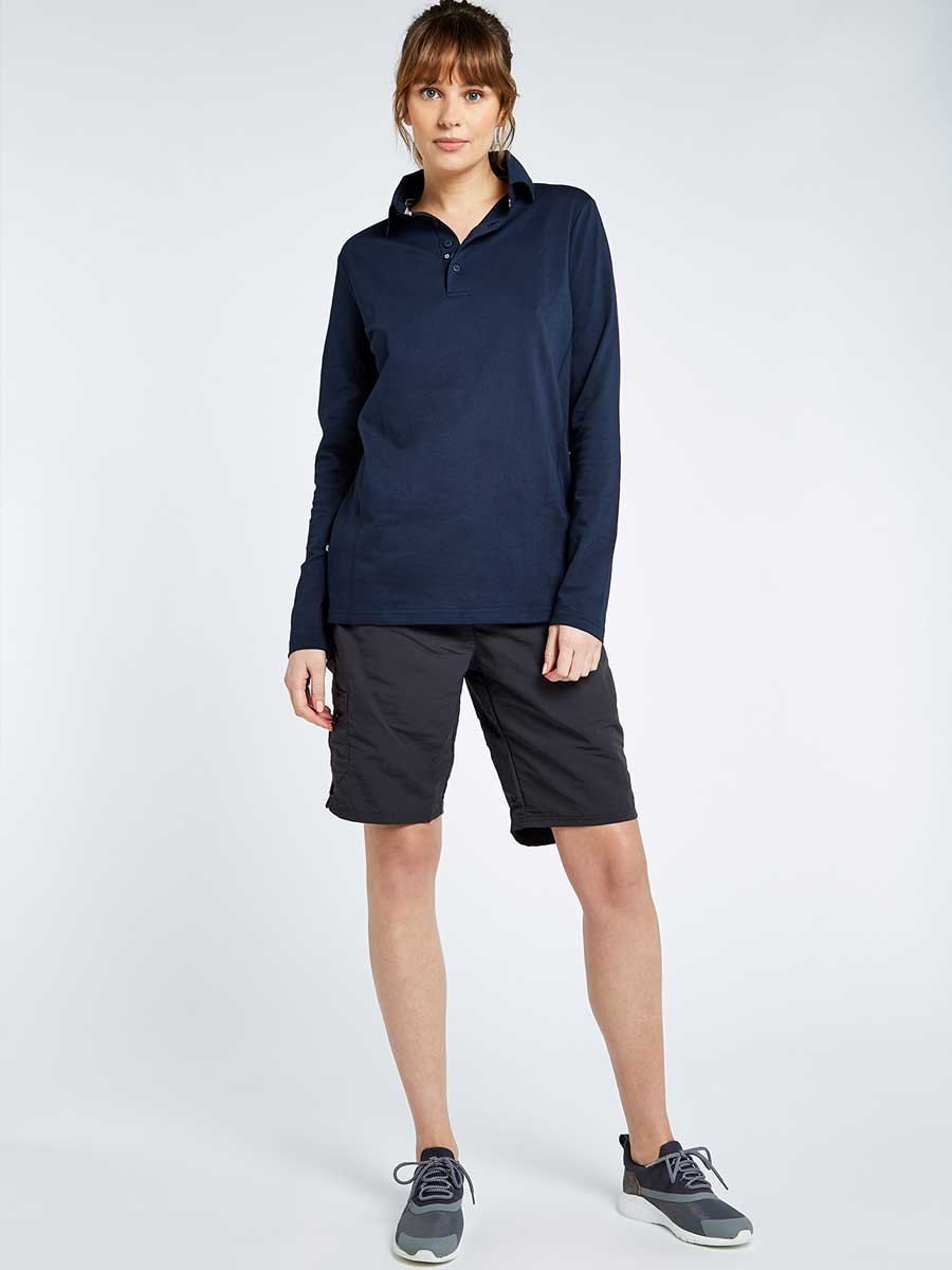 50% OFF DUBARRY Freshford Long-Sleeved Technical Polo - Navy - Size: XS - Image 9