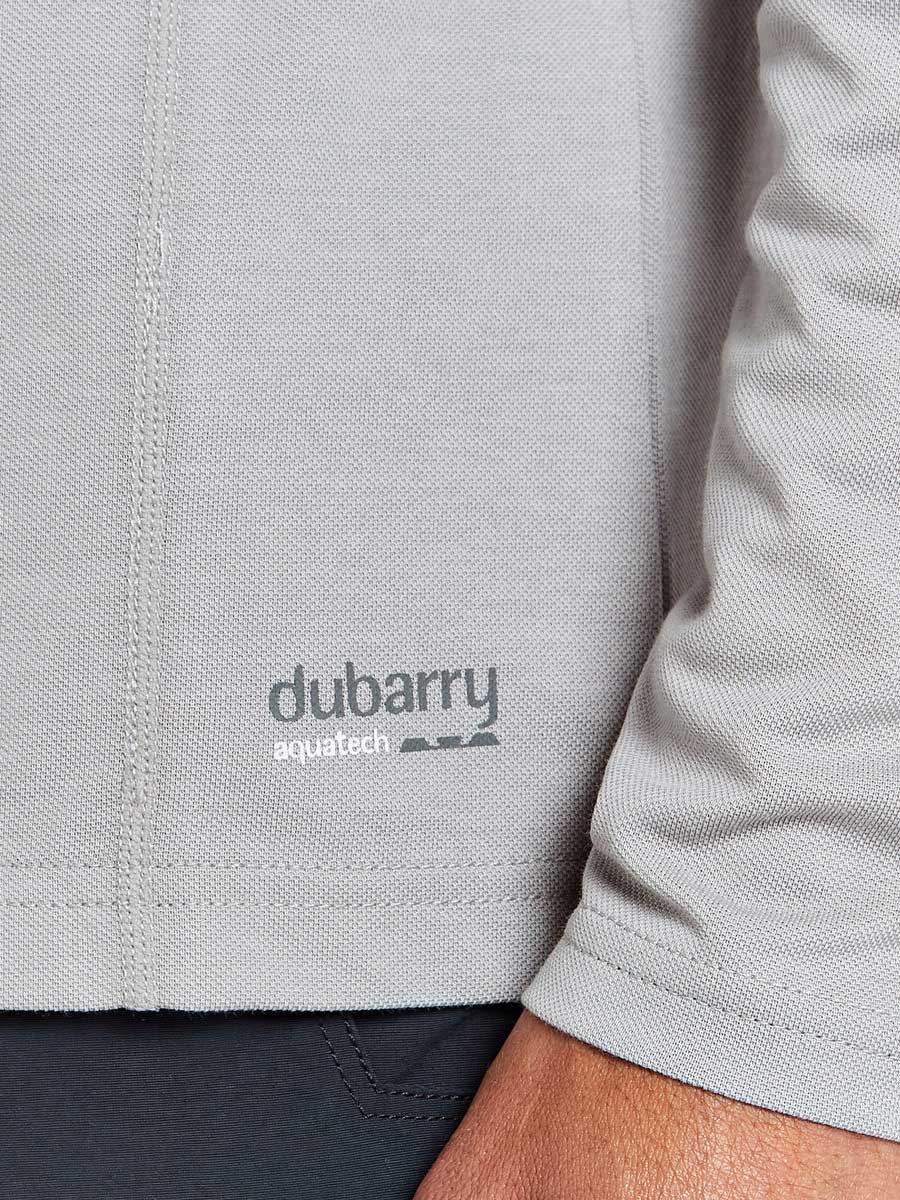 50% OFF DUBARRY Freshford Long-Sleeved Technical Polo - Platinum - Size: XS - Image 3