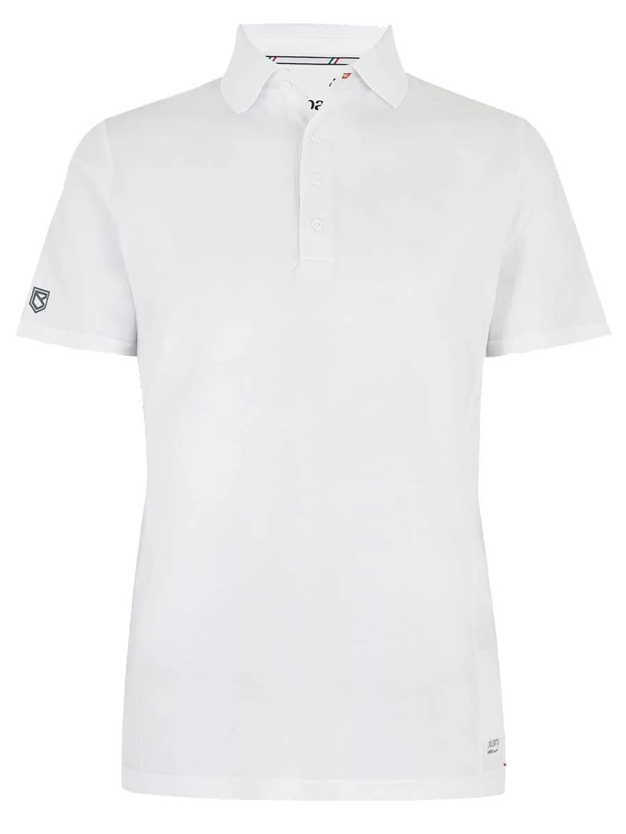 50% OFF DUBARRY Sorrento Short-Sleeved Technical Polo - Unisex - White - Size: XS - Image 4