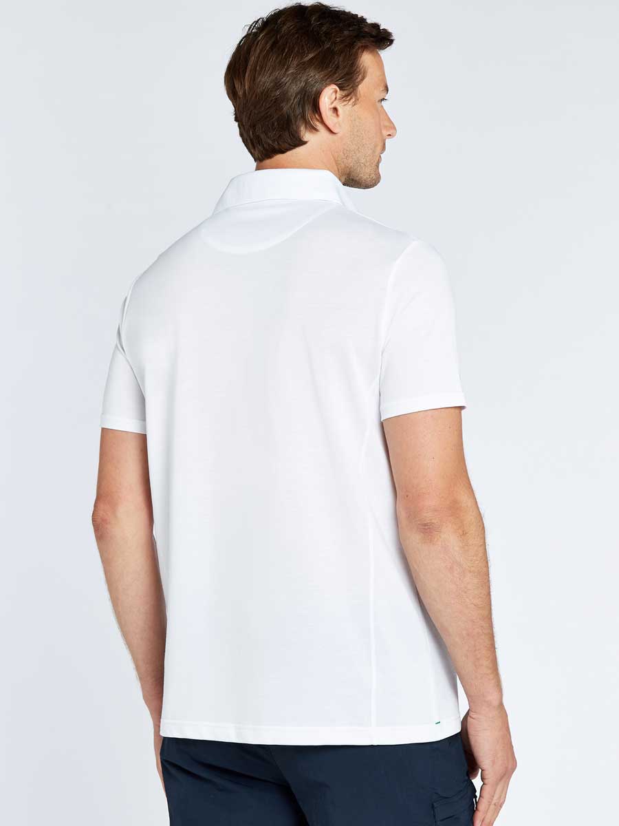 50% OFF DUBARRY Sorrento Short-Sleeved Technical Polo - Unisex - White - Size: XS - Image 5