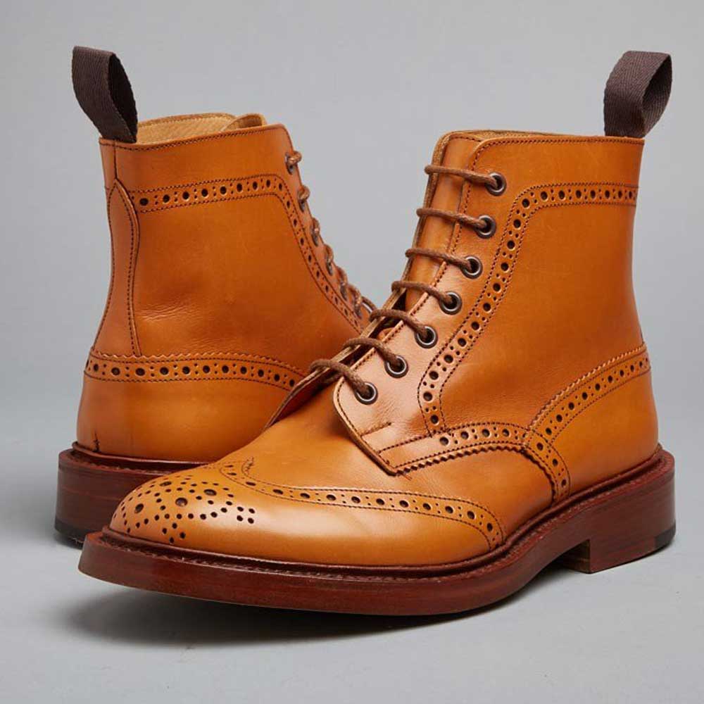 30% OFF TRICKER'S Stow Boots - Mens Dainite Sole - Acorn Antique - Size: UK 10.5 - Image 3