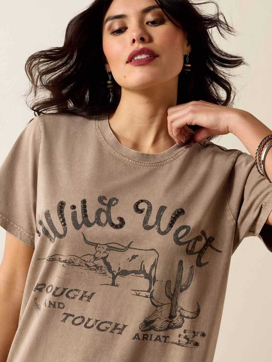 ARIAT Bandito Dress - Womens - Taupe Mineral Wash - Image 2