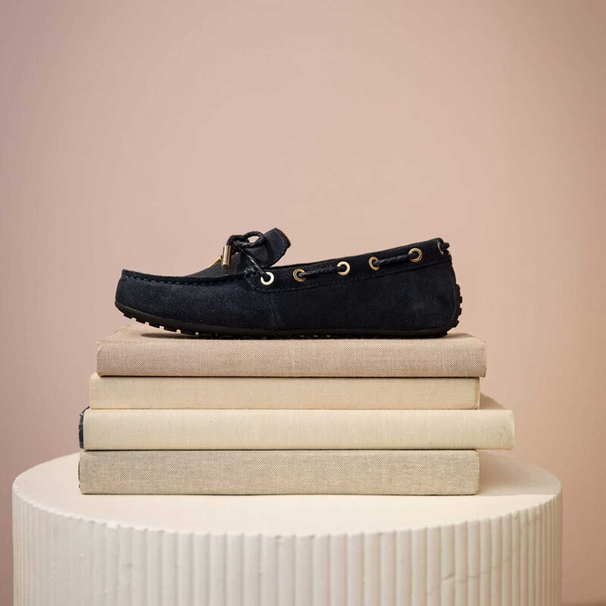 ARIAT Margot Driving Moc - Womens - Navy Suede - Image 2