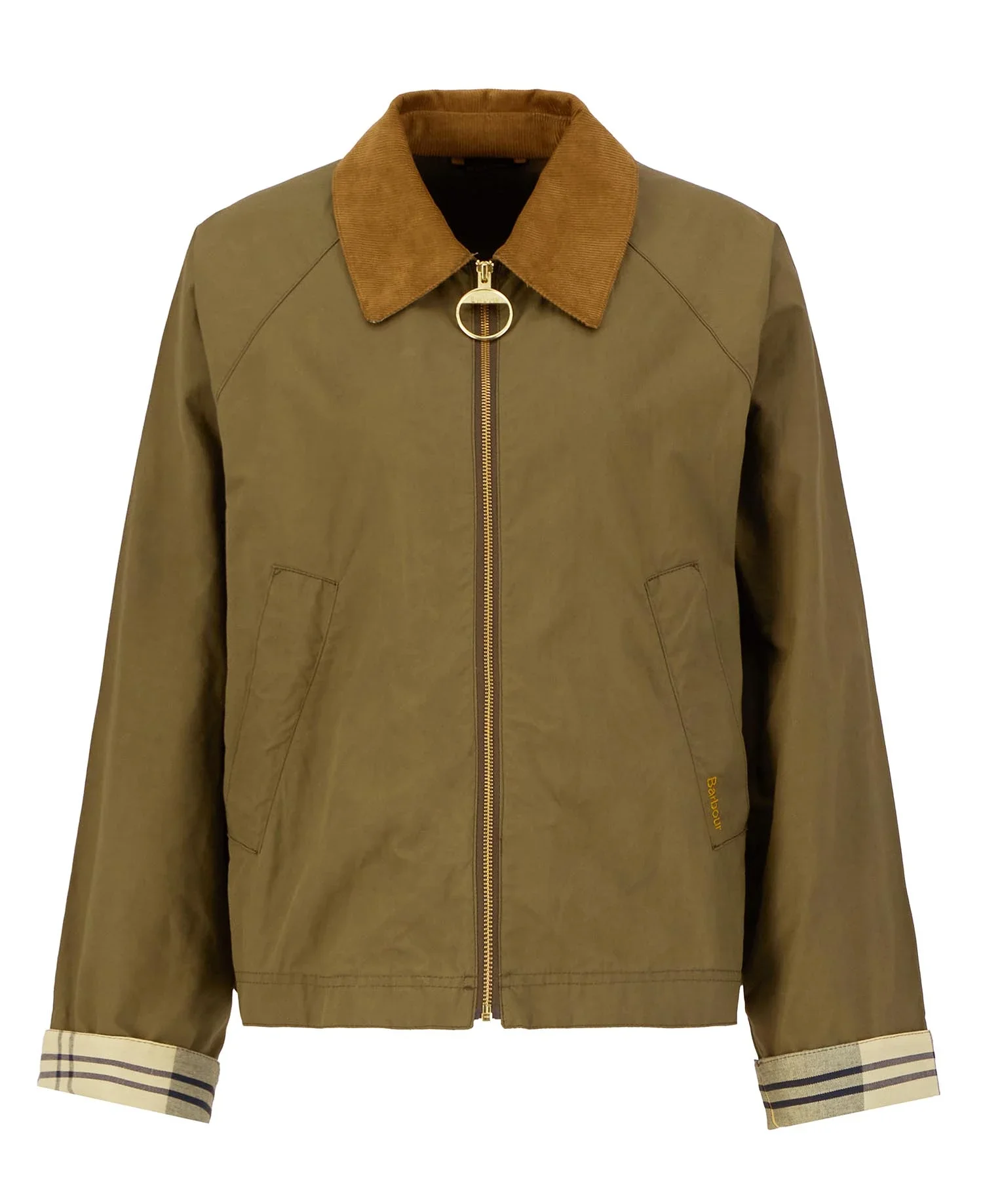 BARBOUR Catlin Casual Jacket - Women's - Dusky Green/ Ancient - Image 3