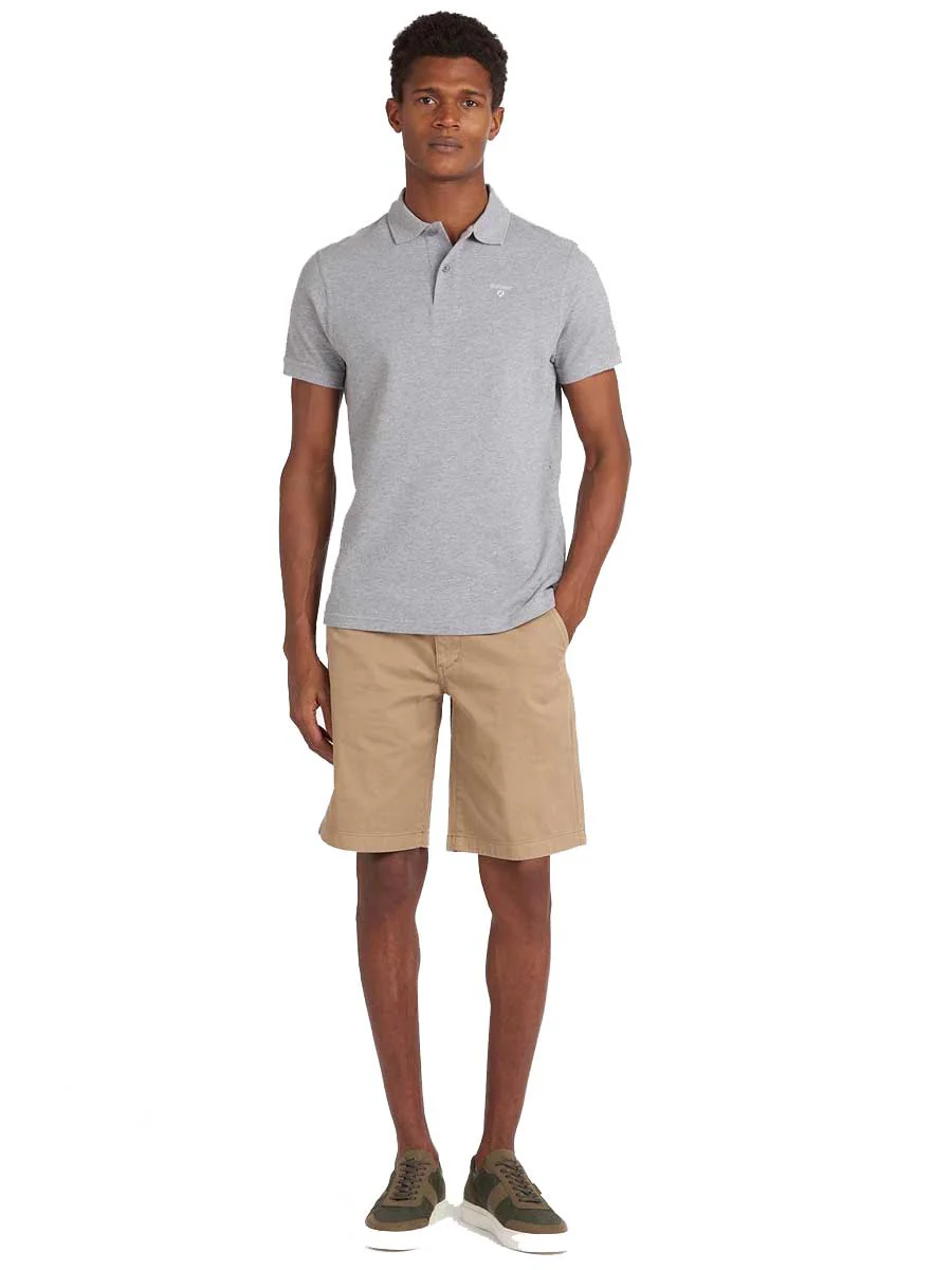 BARBOUR Sports Polo Shirt - Men's - Grey Marl - Image 3