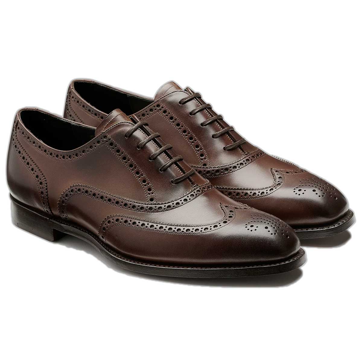 BARKER Gloucester Shoes - Mens Oxford - Dark Walnut Calf - Image 2