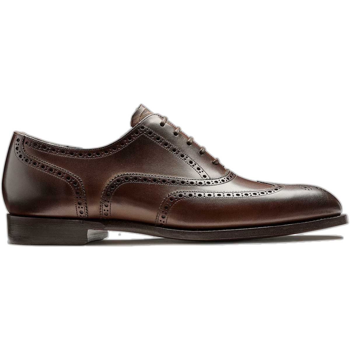 BARKER Gloucester Shoes - Mens Oxford - Dark Walnut Calf - Image 3