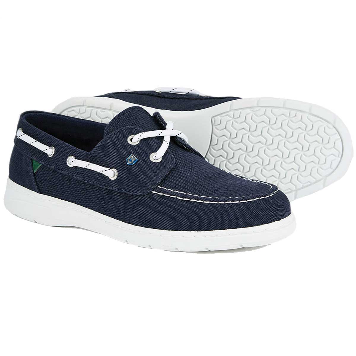 DUBARRY Biarritz Canvas Deck Shoe - Women's - Navy - Image 2