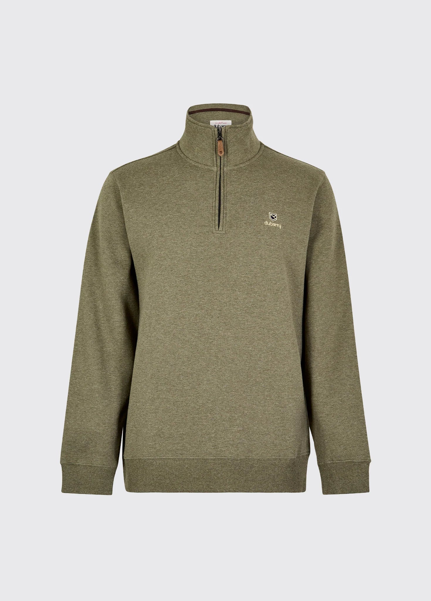 DUBARRY Boyce Zip Neck Sweater - Men’s - Kelp - Image 2