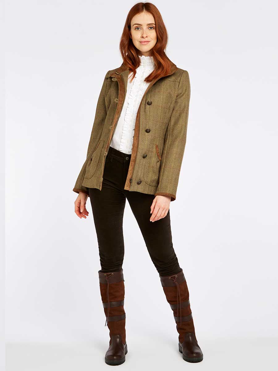 DUBARRY Bracken Ladies Tweed Jacket - Elm - Image 3