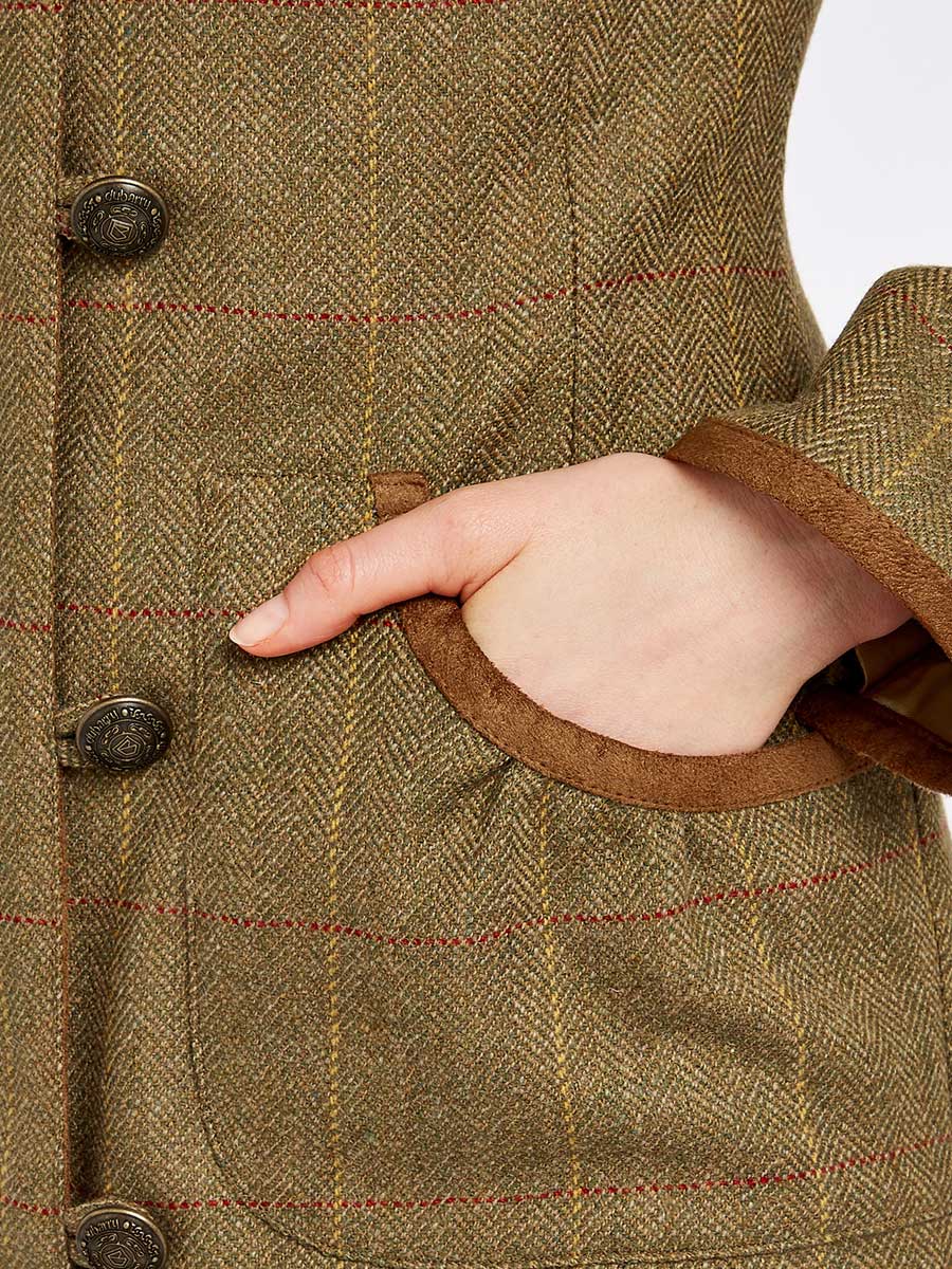 DUBARRY Bracken Ladies Tweed Jacket - Elm - Image 5