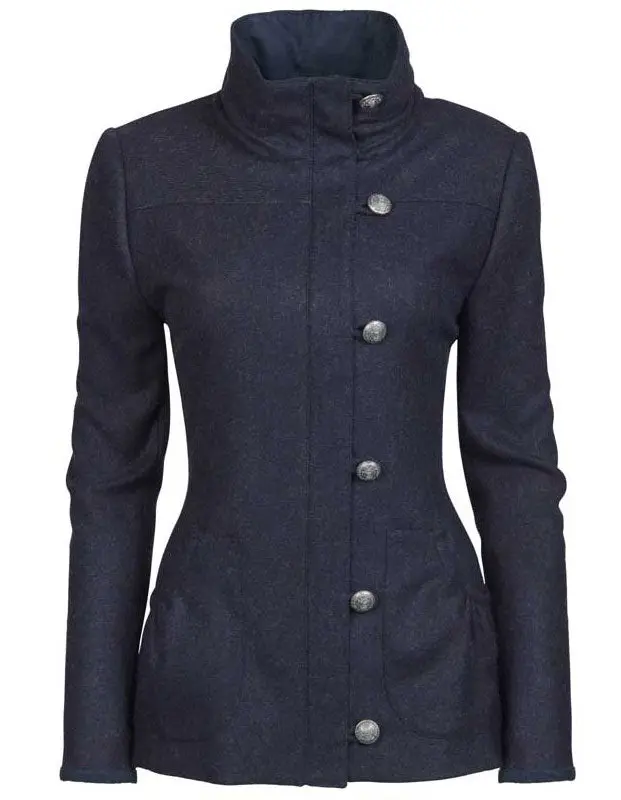 DUBARRY Bracken Ladies Tweed Jacket - Navy - Image 3