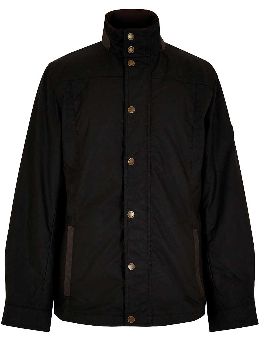 DUBARRY Carrickfergus Waxed Jacket - Mens - Black - Image 3
