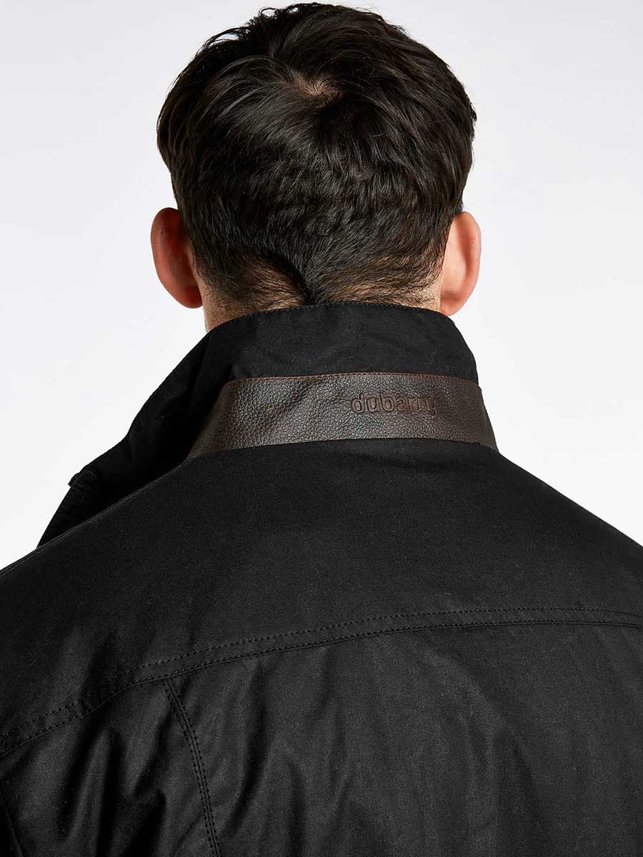 DUBARRY Carrickfergus Waxed Jacket - Mens - Black - Image 6