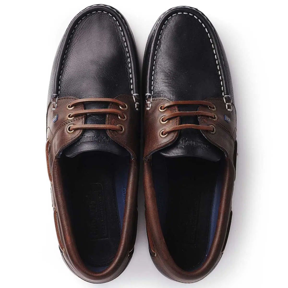 DUBARRY Mariner Deck Shoes - Men's Gore-Tex - Navy & Brown - Image 4