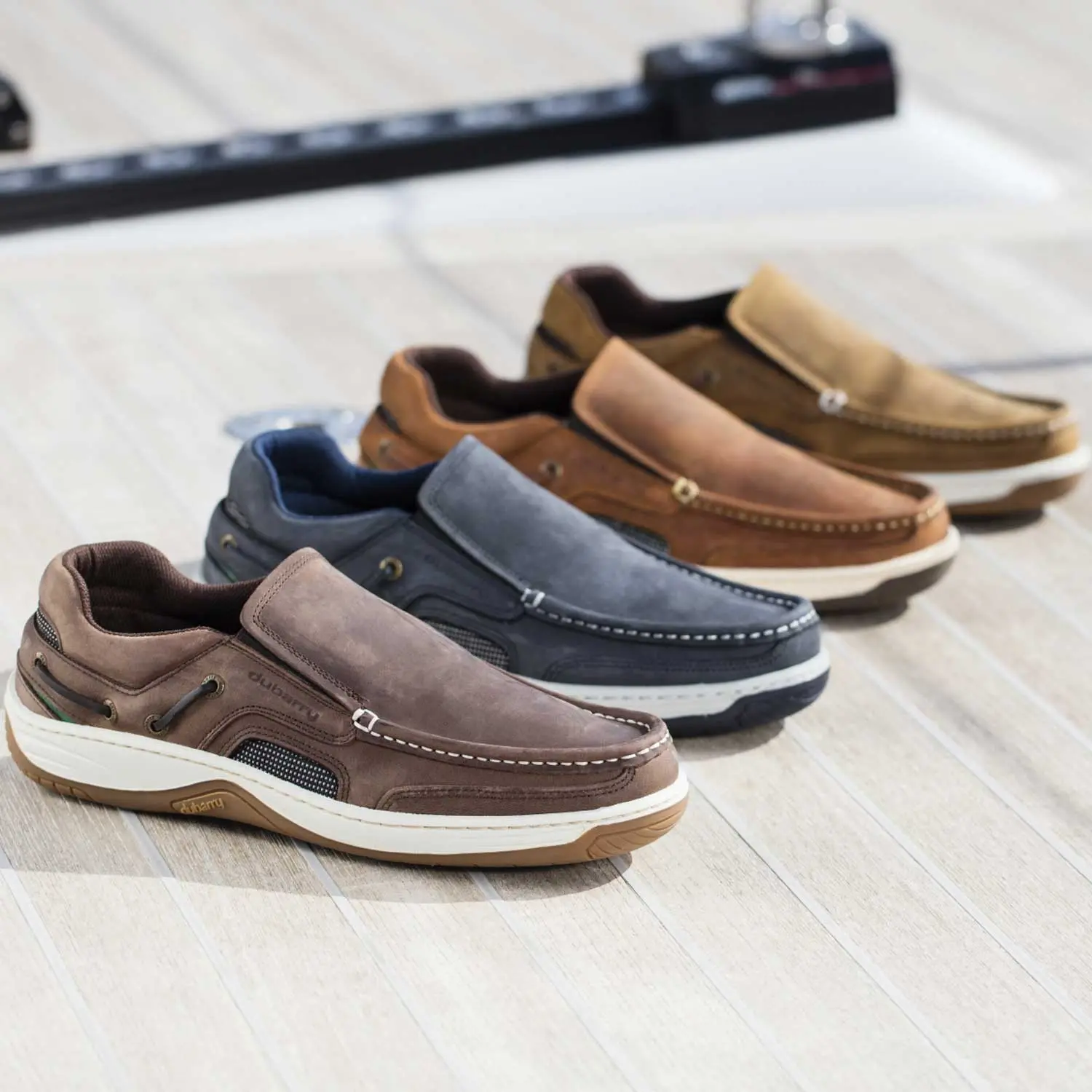 DUBARRY Men's Yacht Deck Shoes - Loafer - Brown Nubuck - Image 3