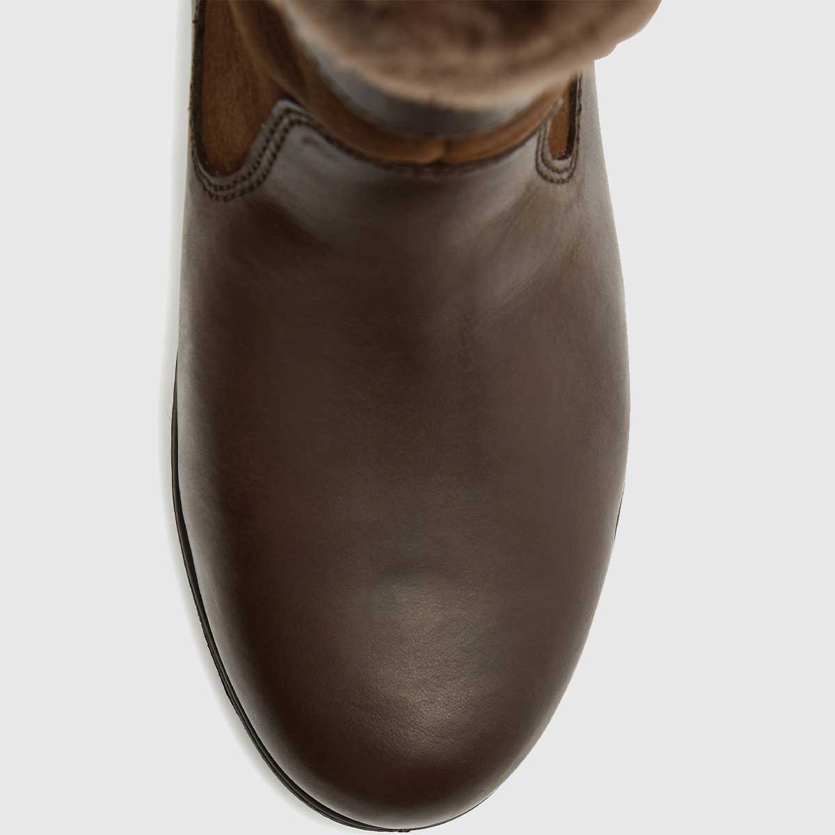 DUBARRY Foxrock Fur Lined Country Boots - Womens - Walnut - Image 4