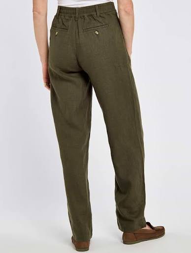 DUBARRY Kelby Women’s Linen Trousers - Khaki - Image 3