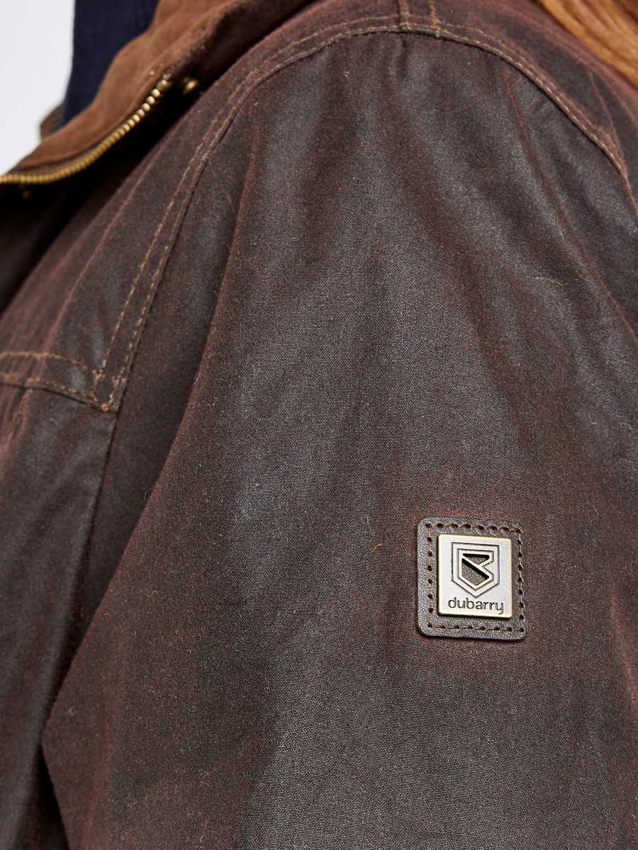 DUBARRY Ladies Mountrath Wax Jacket - Java - Image 3