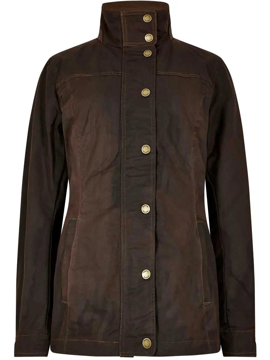DUBARRY Ladies Mountrath Wax Jacket - Java - Image 5
