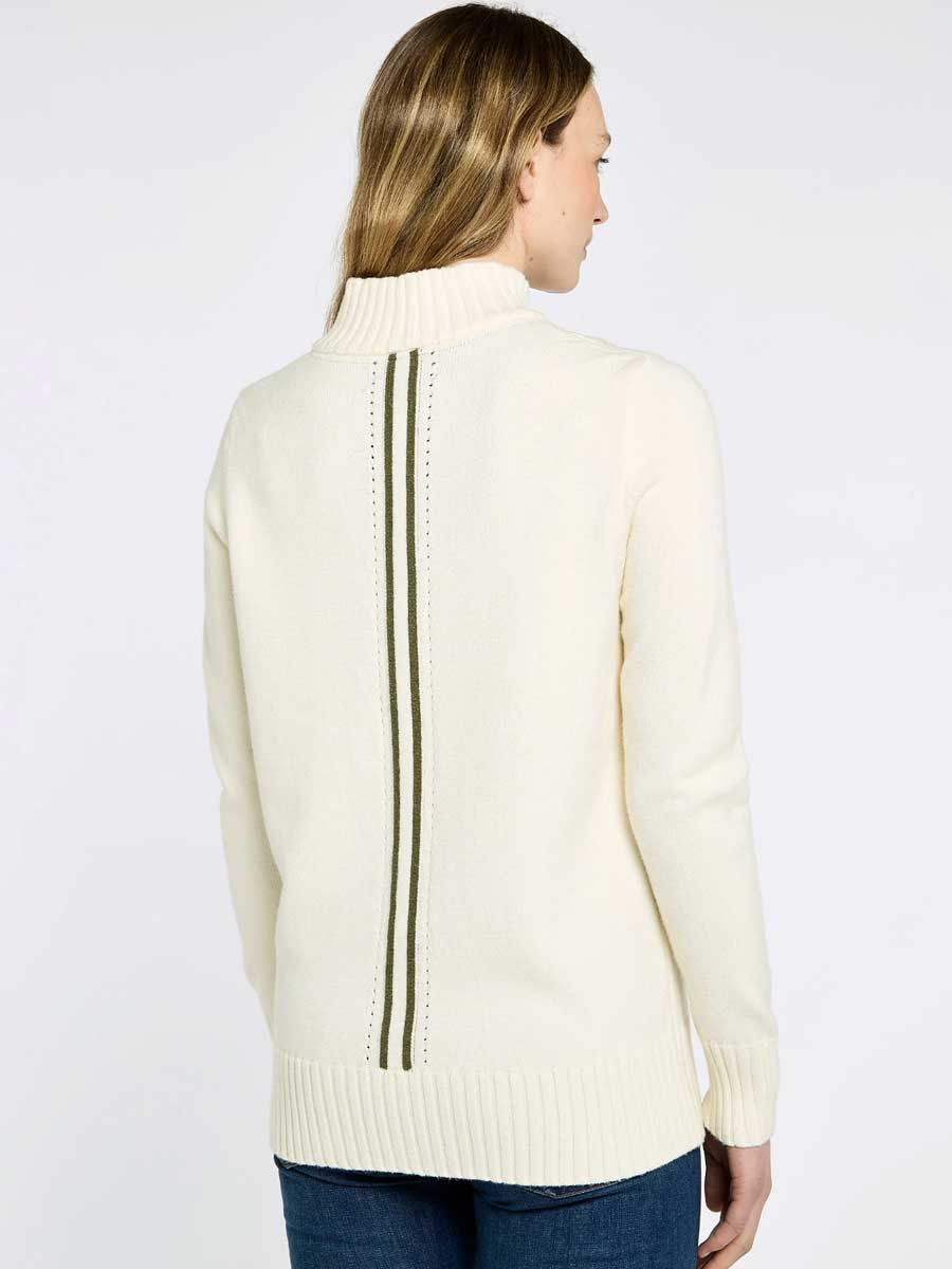 40% OFF DUBARRY Markham Zip Neck Sweater - Women's - Chalk - Size: UK 12 & 16 - Image 4