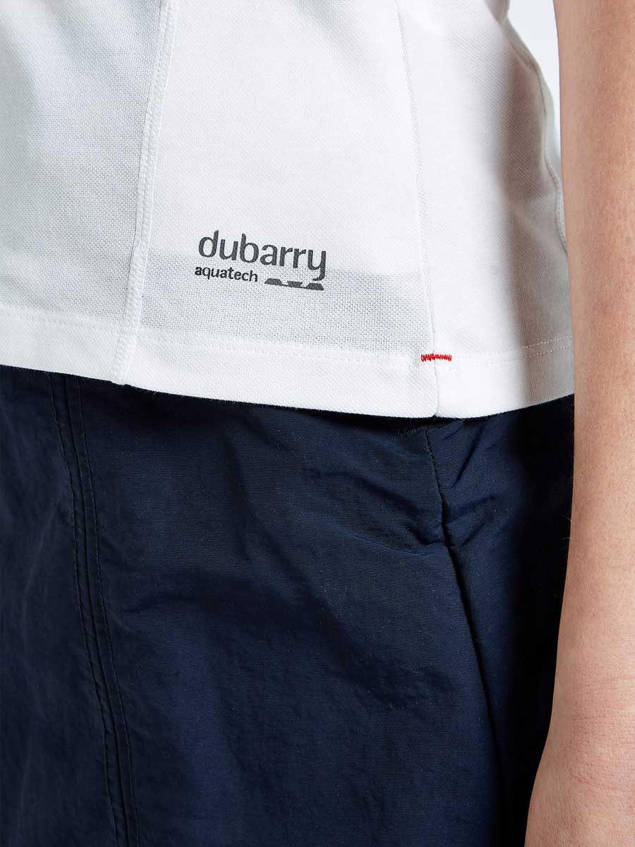 DUBARRY Martinique Womens Short-Sleeve Polo - White - Image 2