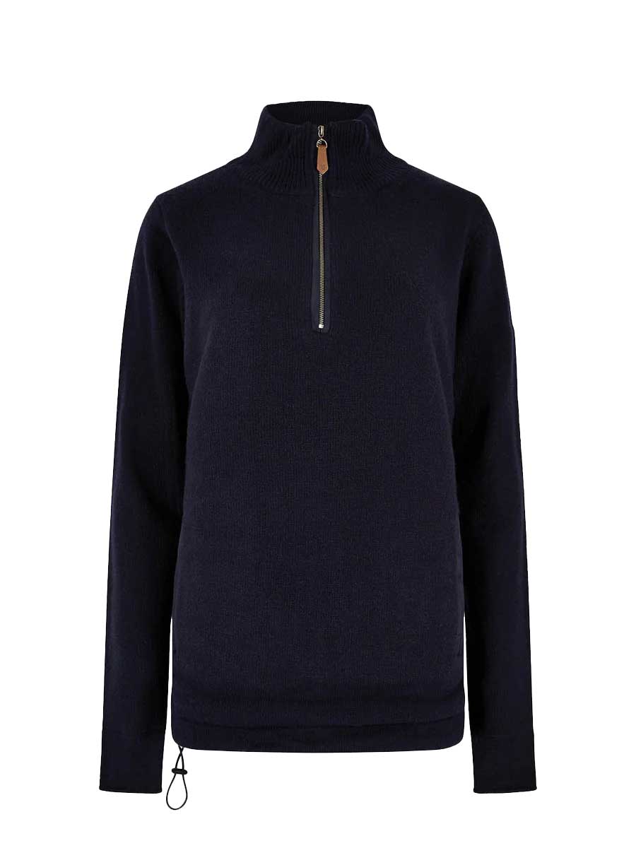 DUBARRY Morrisey Zip Neck Sweater - Women's - Navy - Image 3