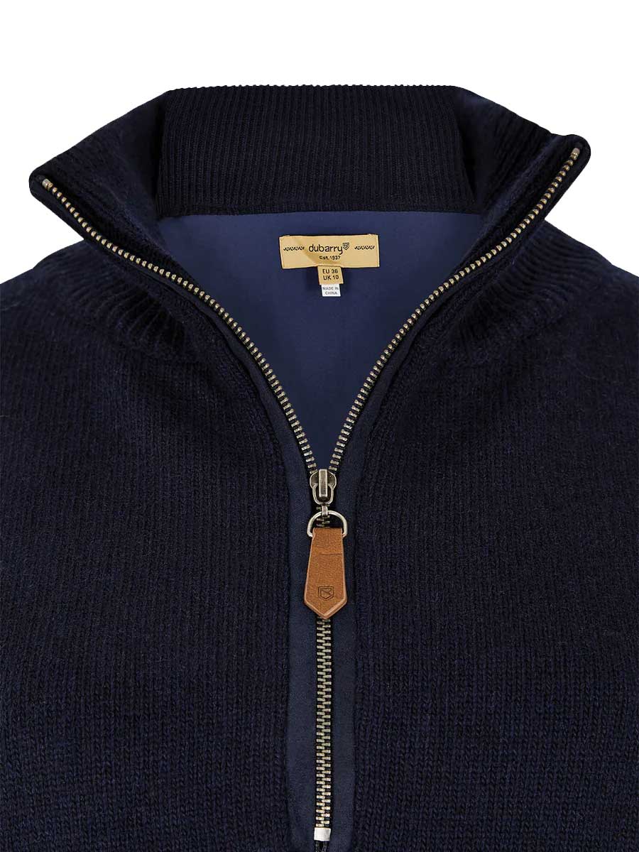 DUBARRY Morrisey Zip Neck Sweater - Women's - Navy - Image 5