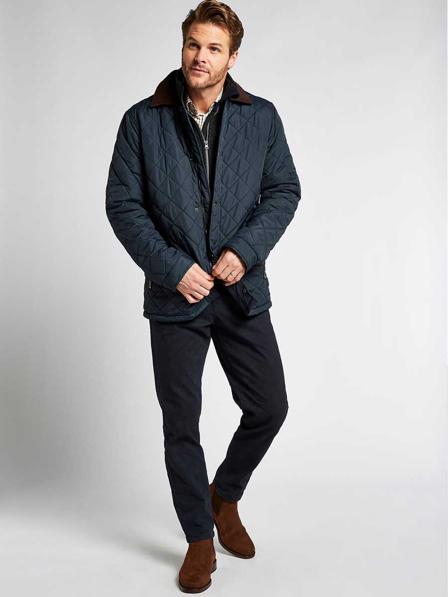 DUBARRY Mountusher Quilted Jacket - Mens - Navy - Image 4