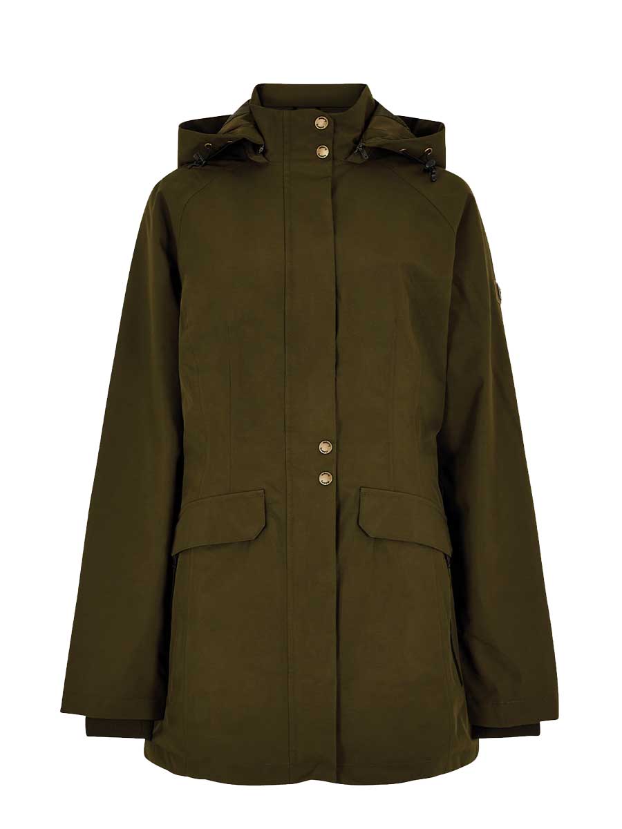 DUBARRY Robinson Waterproof Jacket - Women's - Olive - Image 3