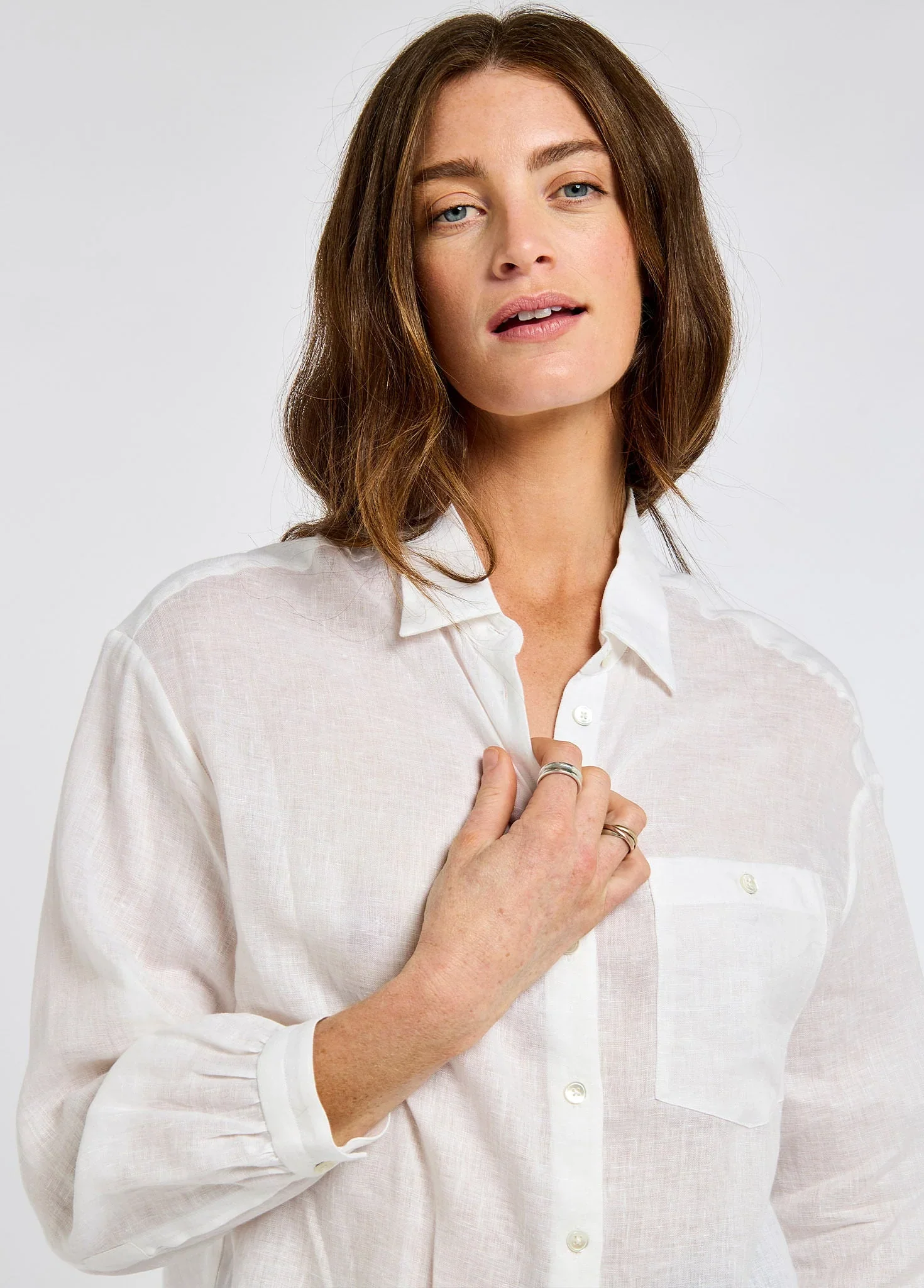 DUBARRY Silvergrass Relaxed Linen Shirt - Women’s - White - Image 4
