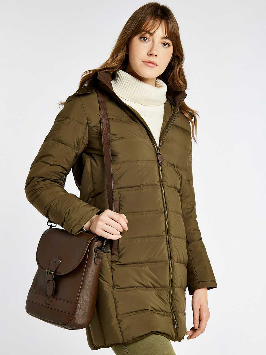 DUBARRY Woodburn Women's Saddle Bag - Walnut - Image 4