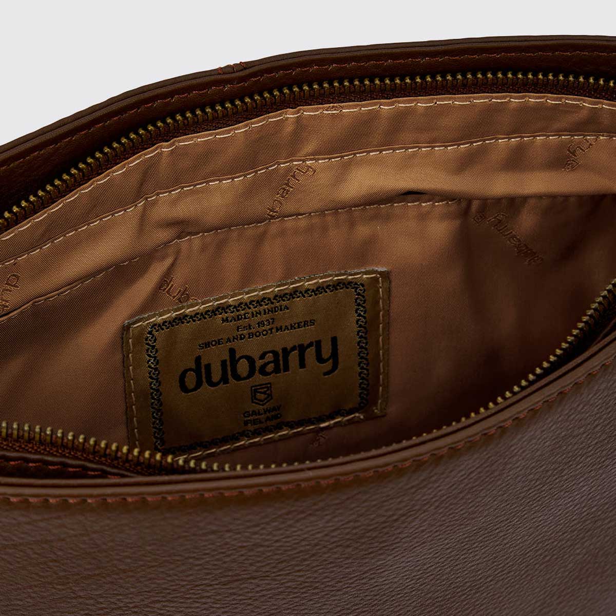DUBARRY Woodburn Women's Saddle Bag - Walnut - Image 7