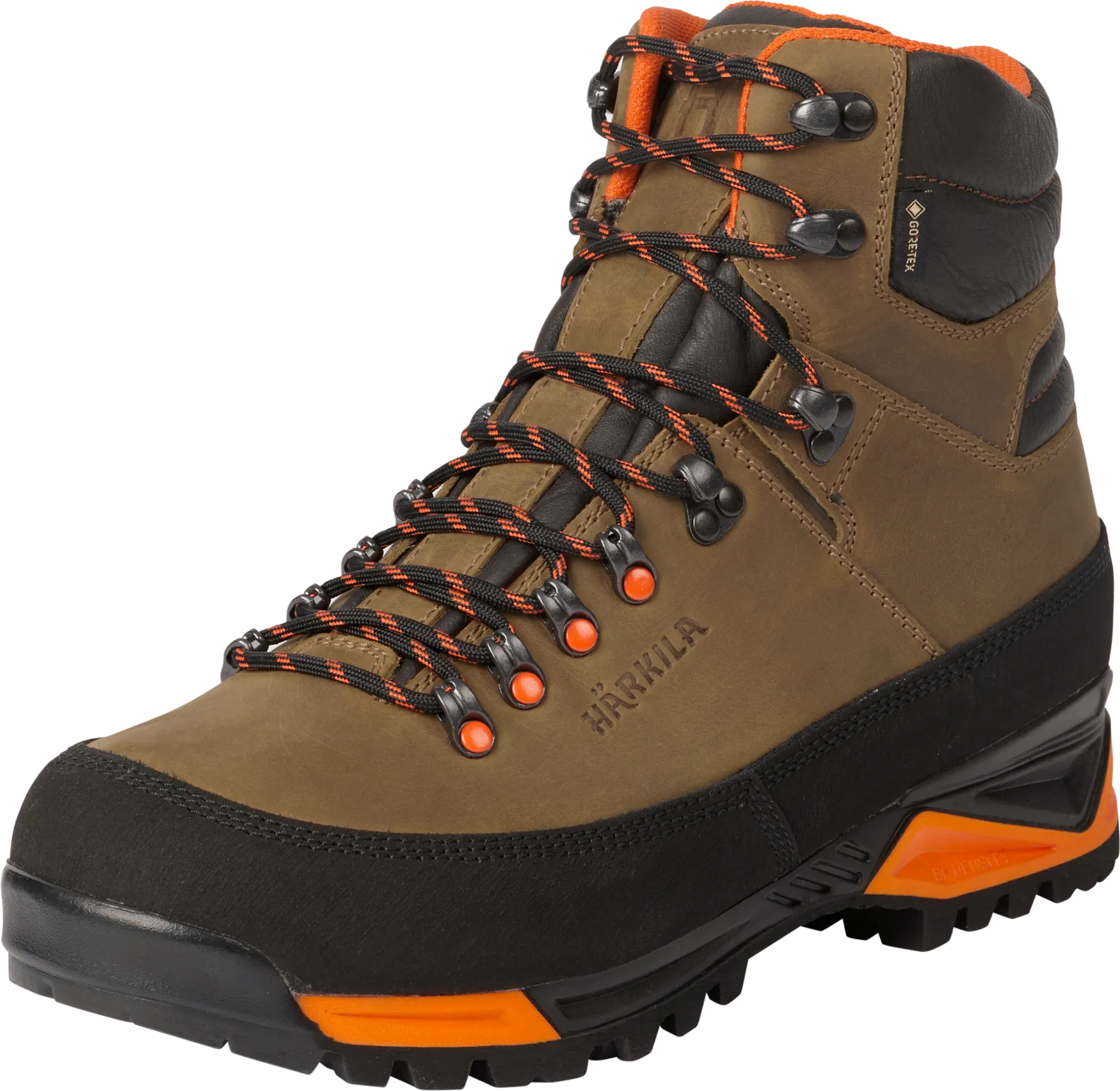 HARKILA Saxnas 7" GTX Boots - Mens - Mid Brown / Orange