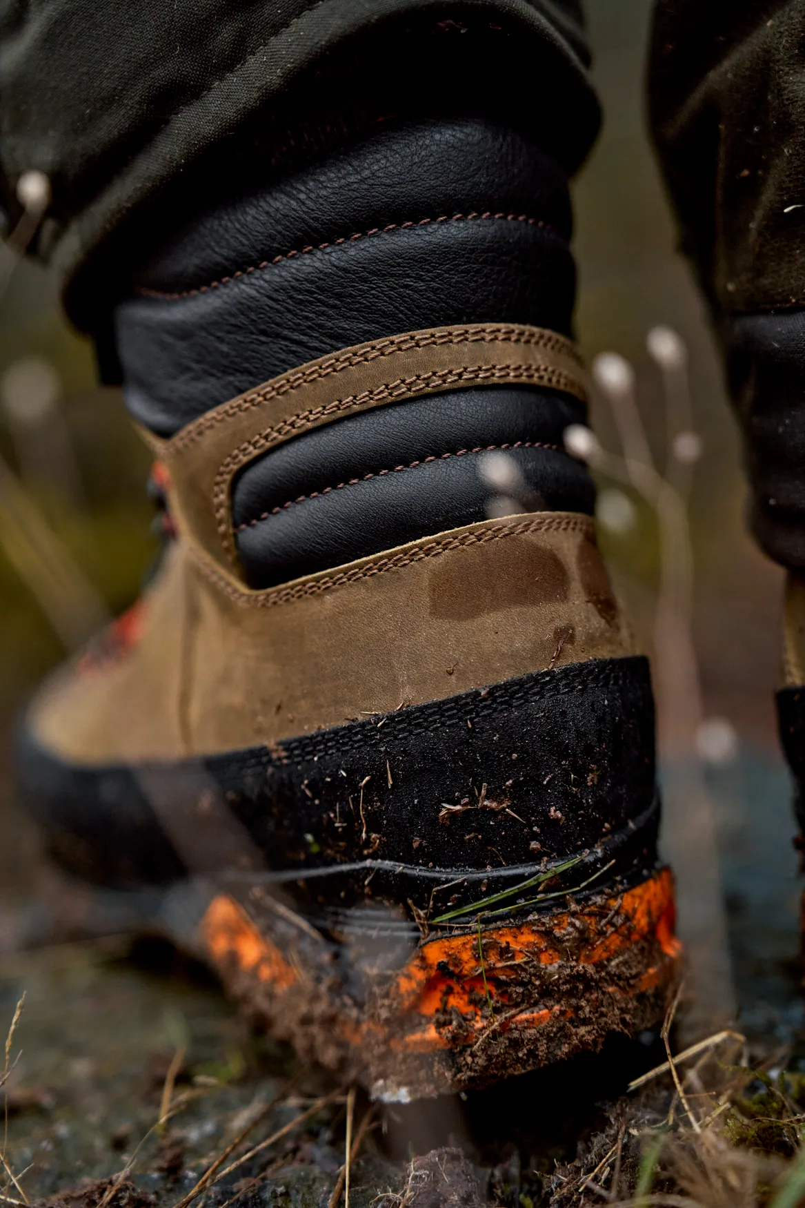 HARKILA Saxnas 7" GTX Boots - Mens - Mid Brown / Orange - Image 6